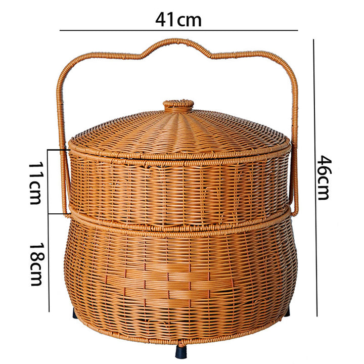 Elegant Woven Storage Hamper Stornfield