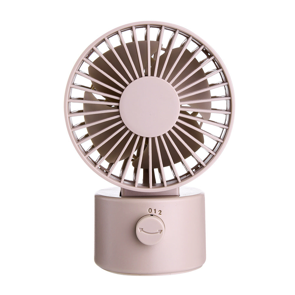 Unisex compact table fan with tiltable head and rechargeable battery Stornfield