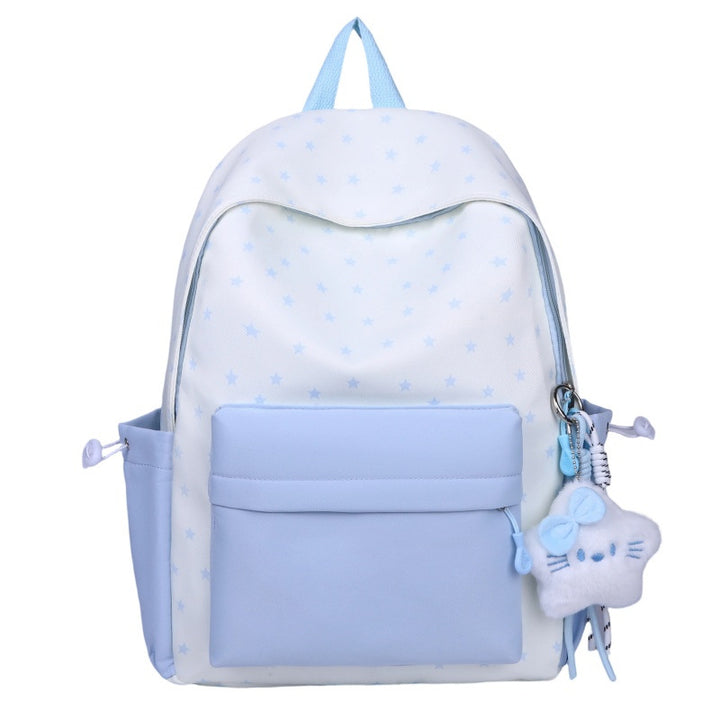 Everyday backpack with playful star design and additional front pocket Stornfield
