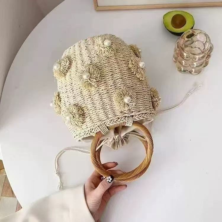 Refined handbag with pearl applications Stornfield