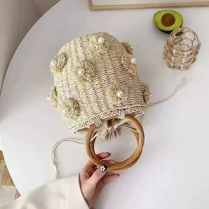 Refined handbag with pearl applications Stornfield