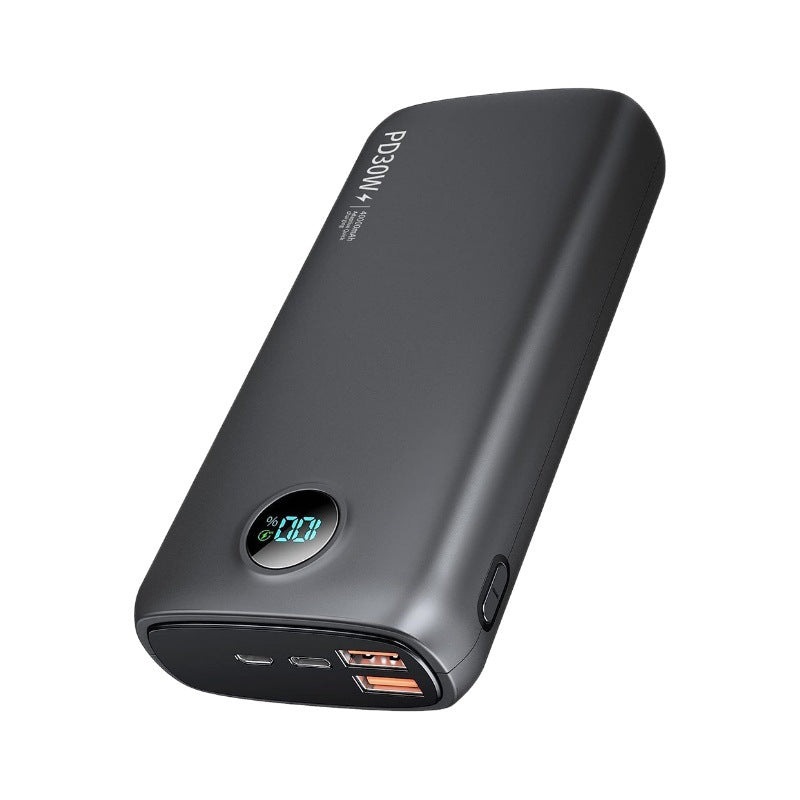 Portable power bank with digital charging display and LED lamp Stornfield