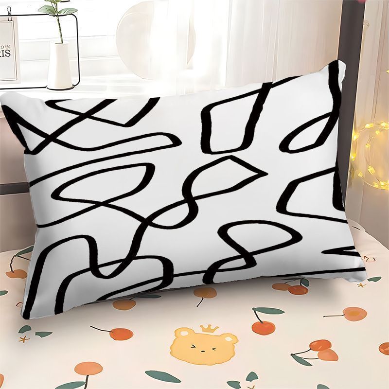 Modern Typography Decorative Pillow