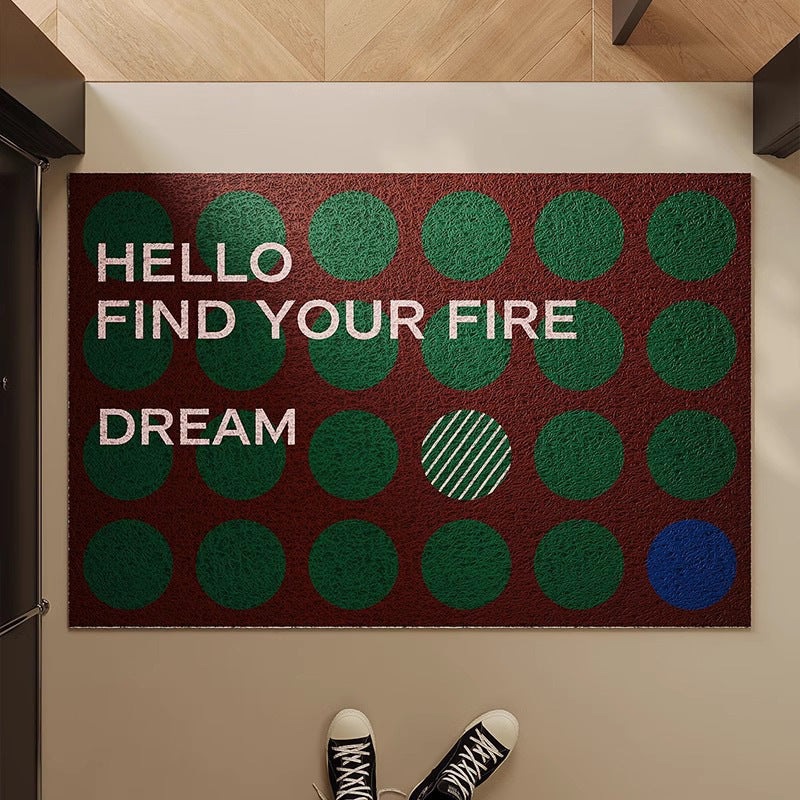 Welcome Message Indoor Doormat Stornfield