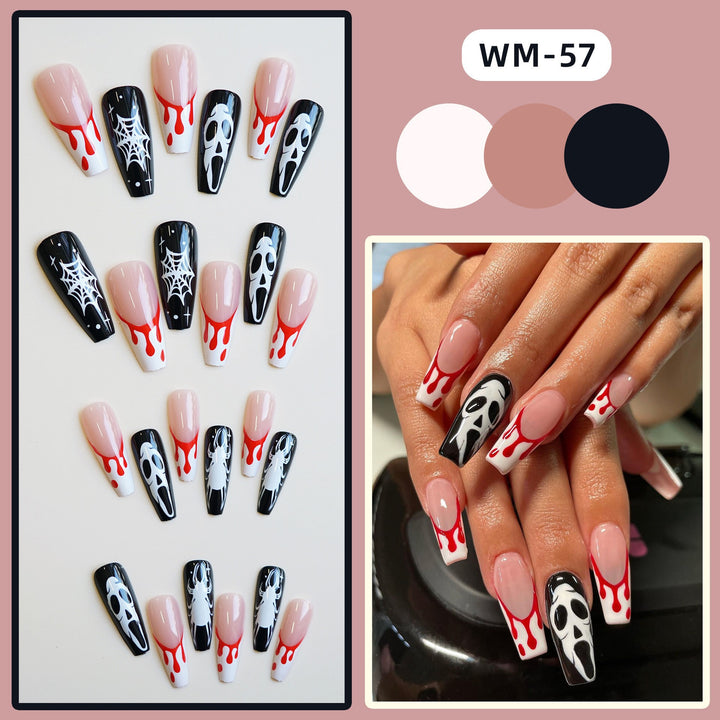 Holiday-Themed Press-On Nail Art Stornfield