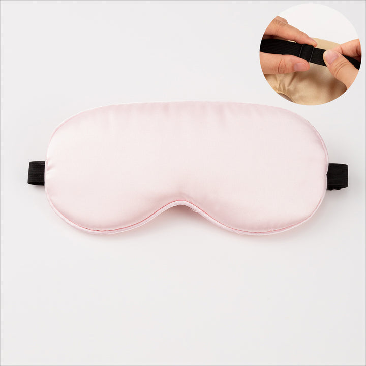 Unisex nan ergonomic sleep mask with adjustable elastic band and soft satin surface Stornfield