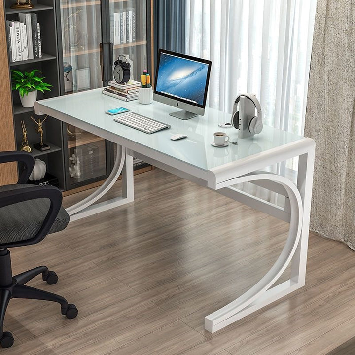 Modern Glass Desk Stornfield