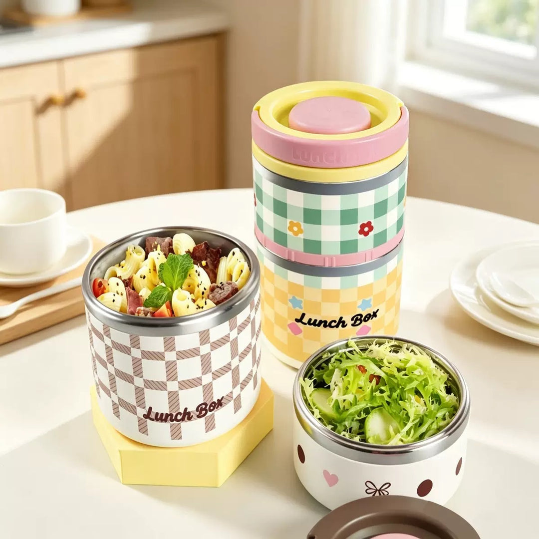 Stackable Stainless Steel Lunch Container