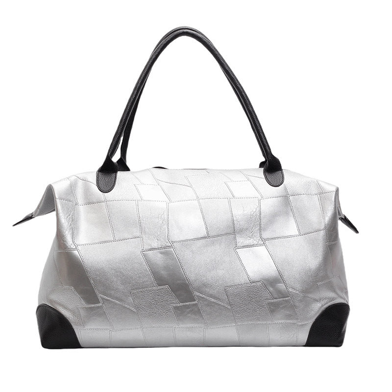 Luxurious Leather Travel Duffle Bag