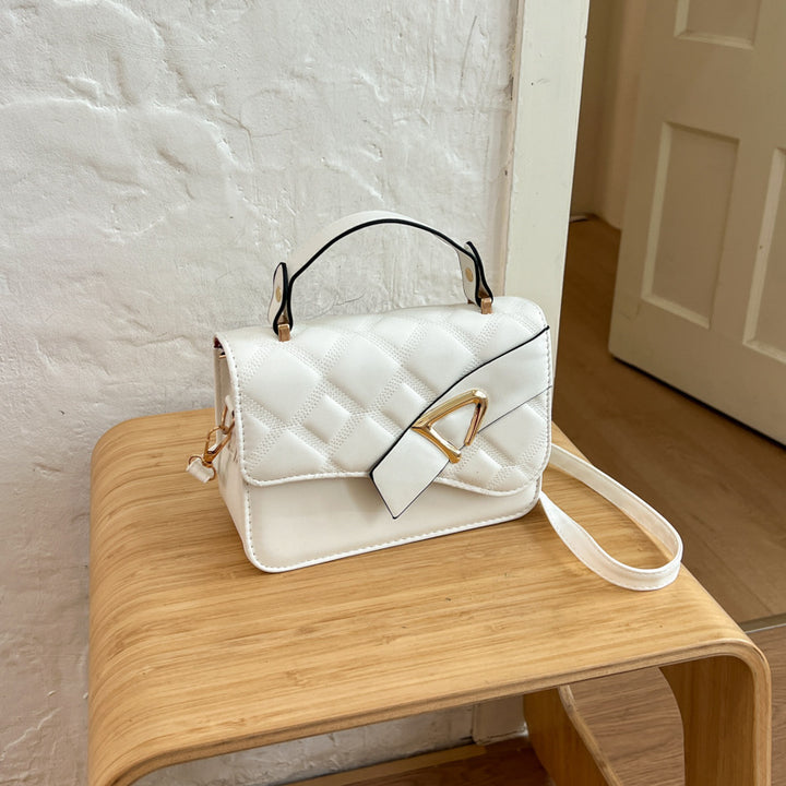 Quilted Structured Handbag