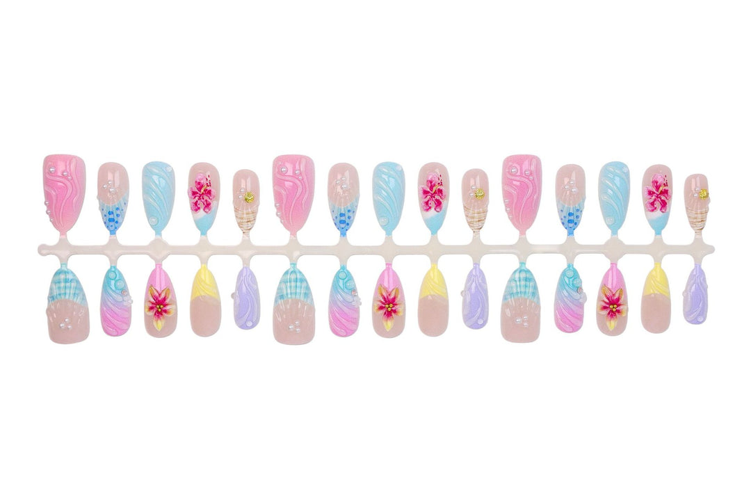 Nail art set with maritime motifs and unique designs Stornfield