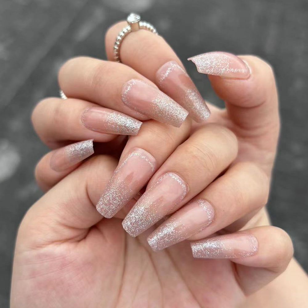 Glittery Long-Lasting Press-On Nails Stornfield