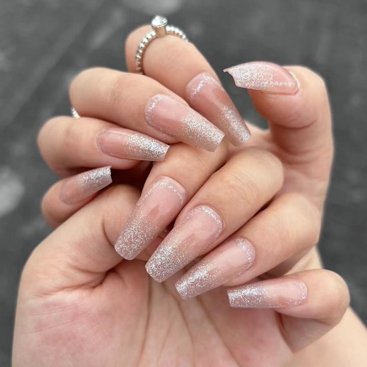 Glittery Long-Lasting Press-On Nails Stornfield