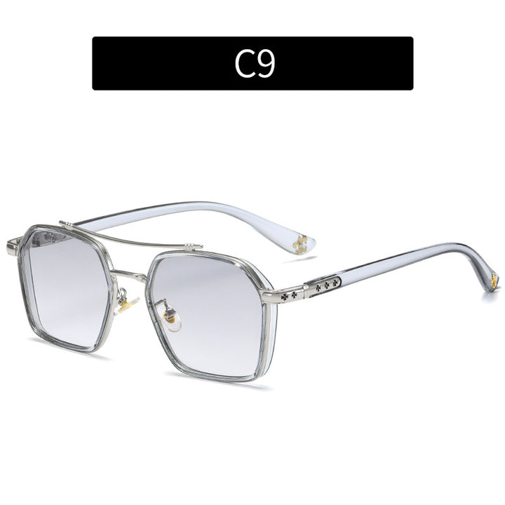 Stylish Geometric Oversized Sunglasses