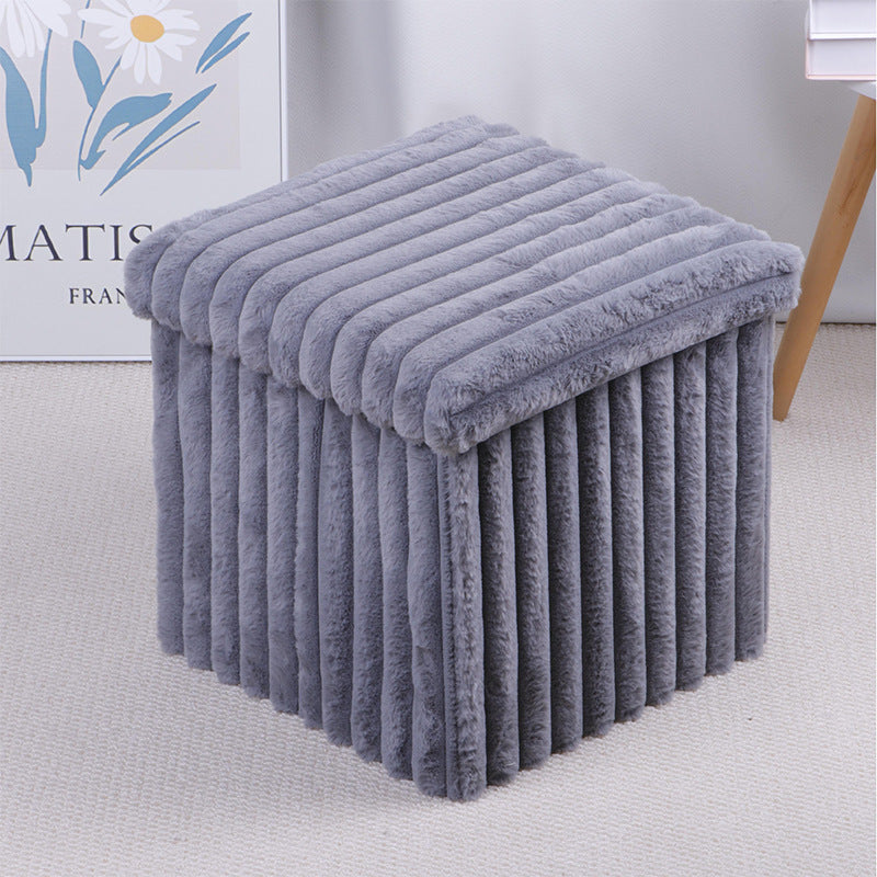 Plush Rectangular Storage Ottoman Stornfield