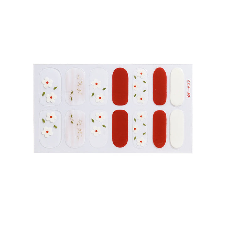 Artificial nail design with heart motif Stornfield