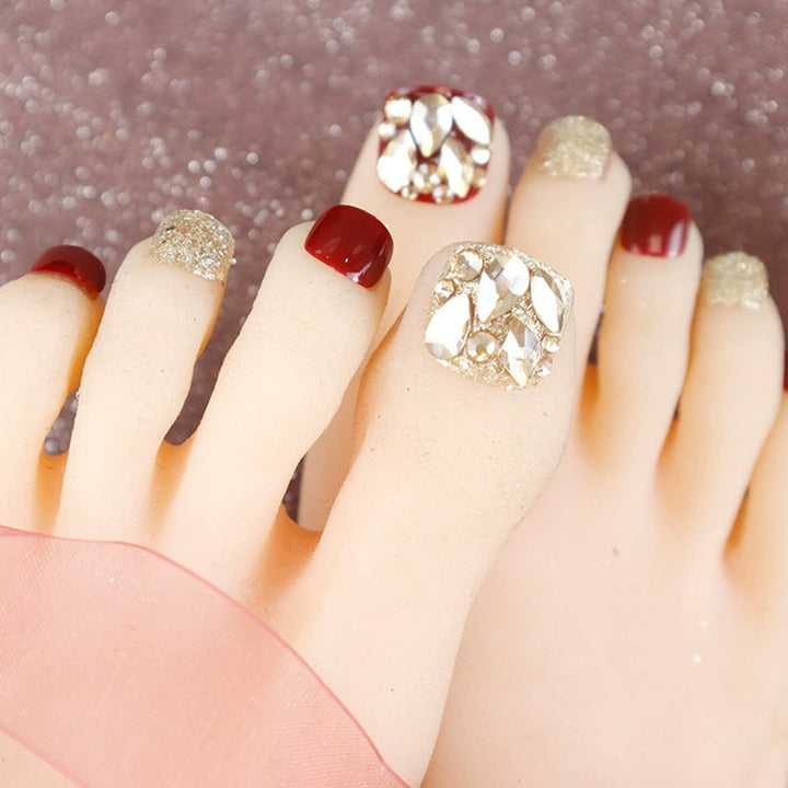 Premium Decorative Press-On Nail Set Stornfield