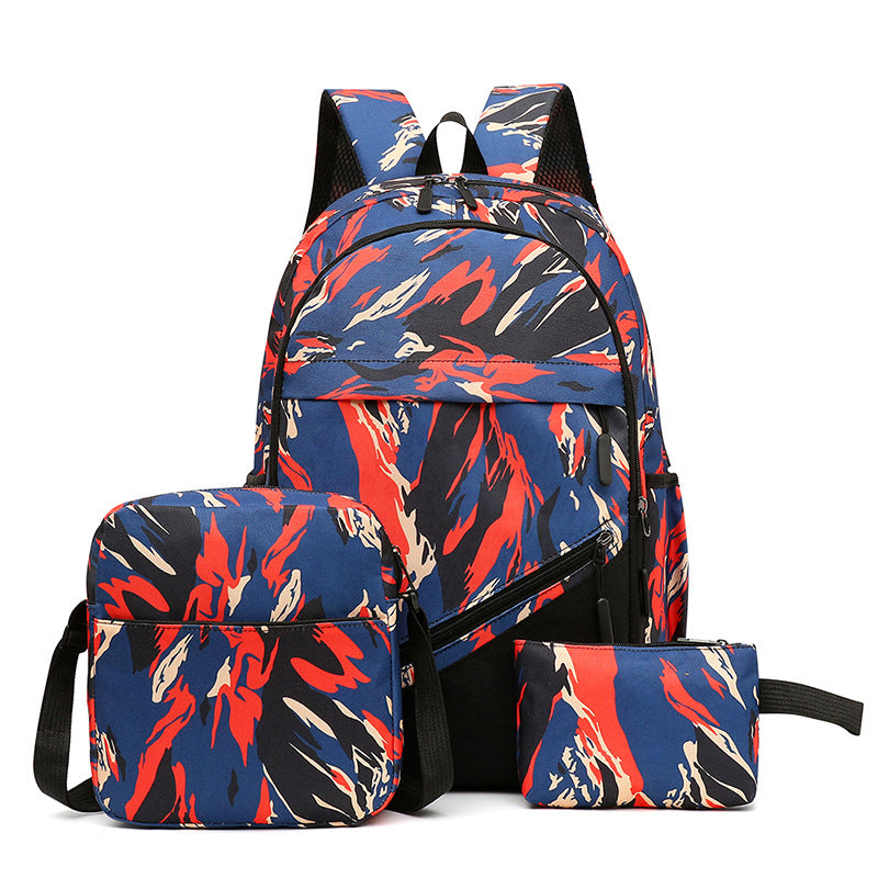 Fashionable backpack set with multiple compartments Stornfield