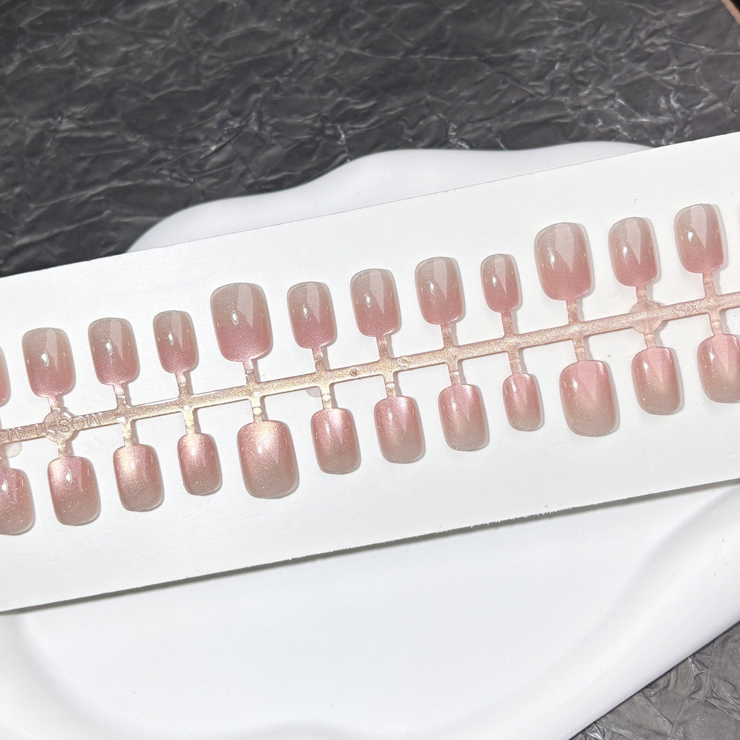 Elegant Short Press-On Nail Set