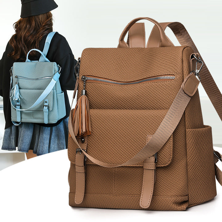 Multi-Functional Textured Backpack Stornfield