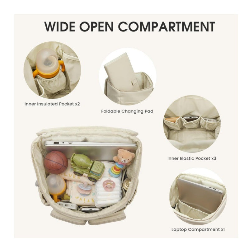 Multifunctional backpack with insulating compartments Stornfield