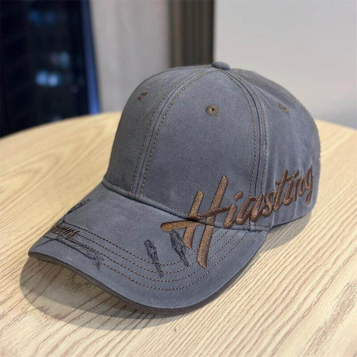 Men's Distressed Cotton Baseball Cap Stornfield 1784270668