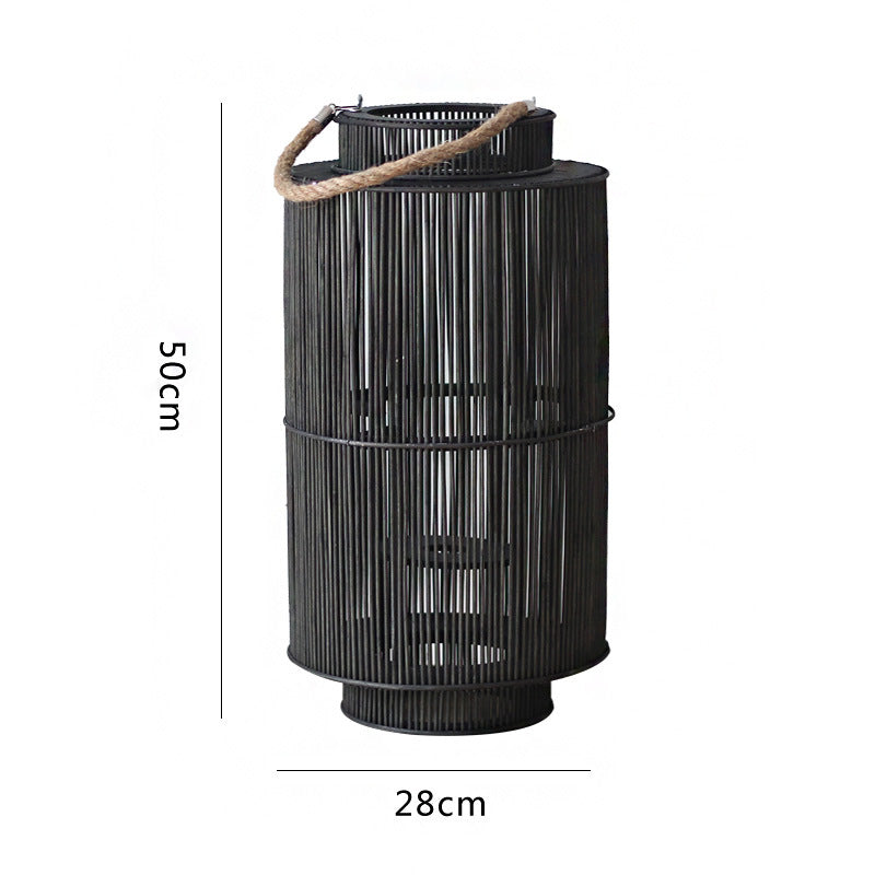 Decorative Rattan Lantern Stornfield