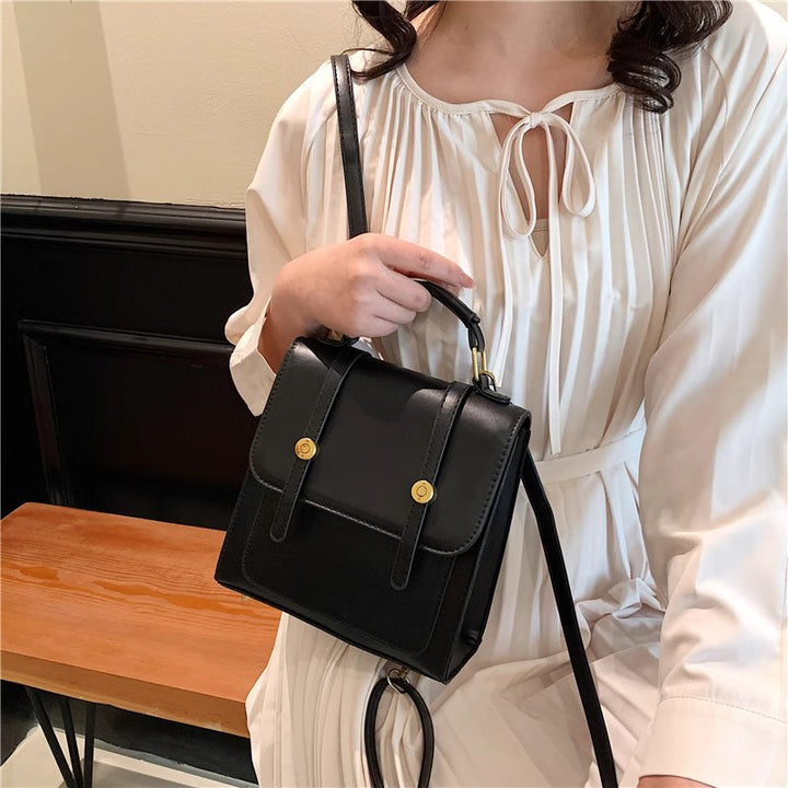 Textured Vegan Leather Satchel Stornfield