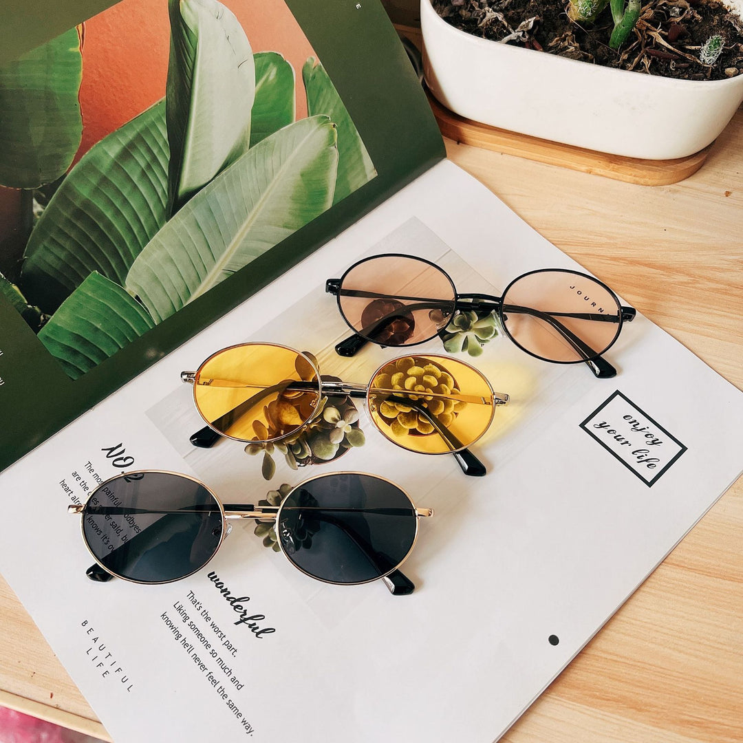 Retro Oval Frame Sunglasses Stornfield