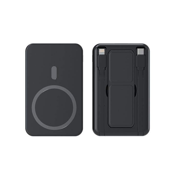 Magnetic portable charger with integrated cable Stornfield