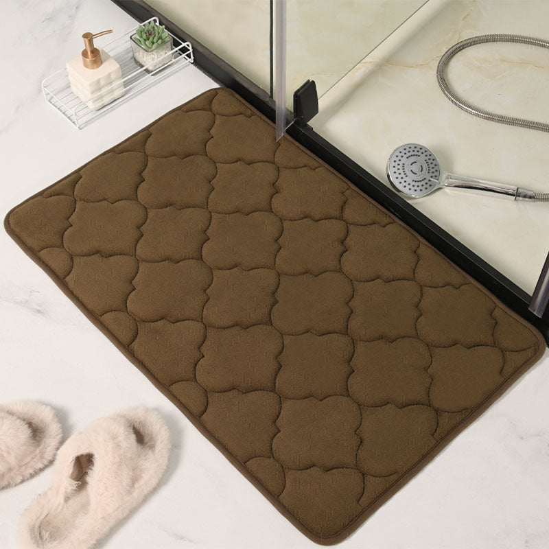 Quilted Plush Shower Mat