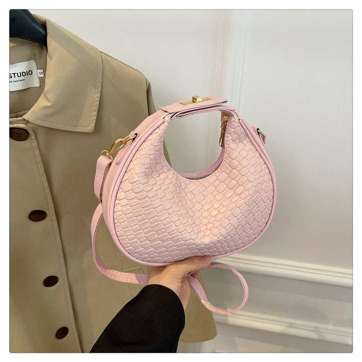 WoTextured Leather Hobo Bag Stornfield
