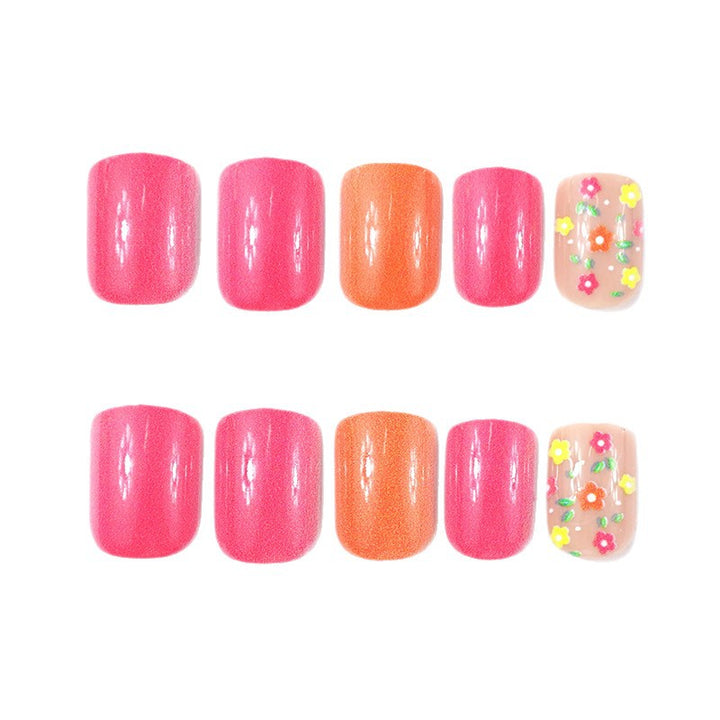 Trendy Floral Nail Art Design Stornfield