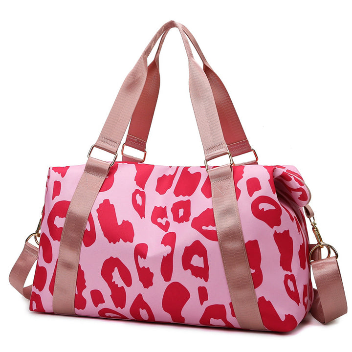 Sporty Tote Bag with Elegant Leopard Pattern Stornfield