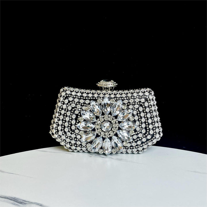 Sparkling Rhinestone Decorative Clutch