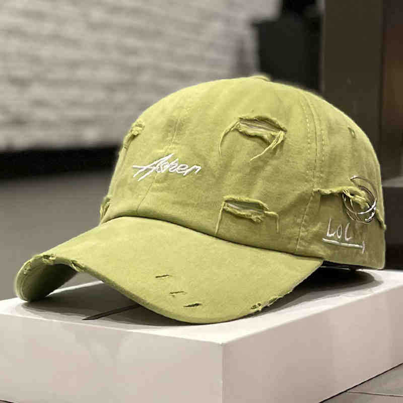 Unisex Distressed Denim Adjustable Cap Stornfield