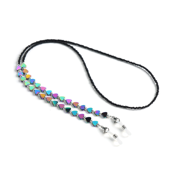 Heart-Shaped Beaded Eyewear Chain Stornfield
