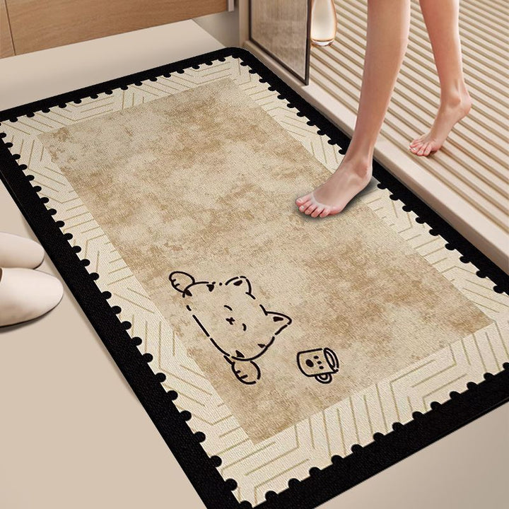 Cartoon Dog-Themed Home Door Mat