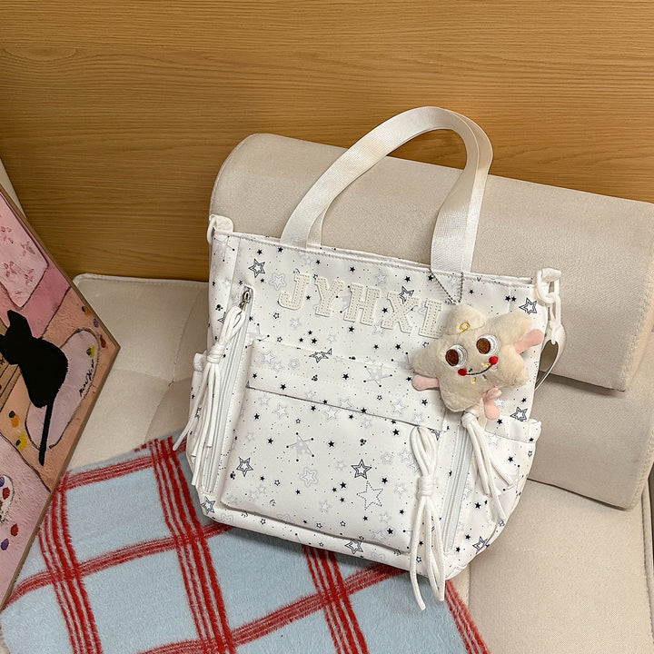 Stylish Star-Printed Backpack Stornfield 1791205378