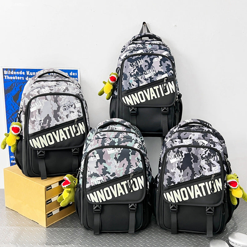 Stylish Camo Print Backpack Stornfield