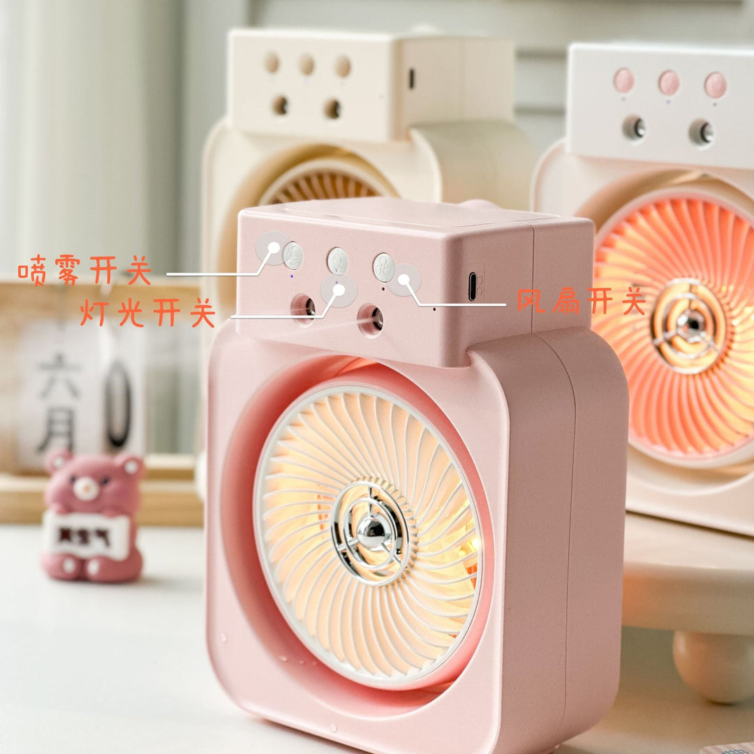 Women Portable Mini Table Fan with USB Connection Stornfield