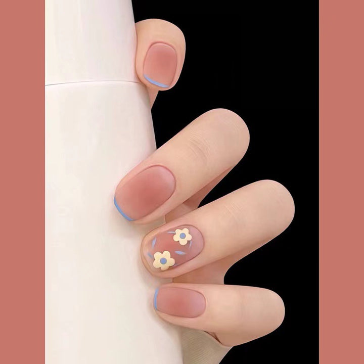 Creative nail design with floral accents Stornfield