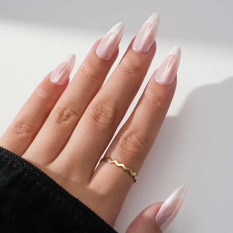 Elegant Stiletto Press-On Nails with Ombre Design Stornfield