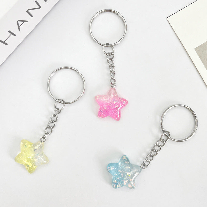 Star-Shaped Acrylic Keychain Stornfield