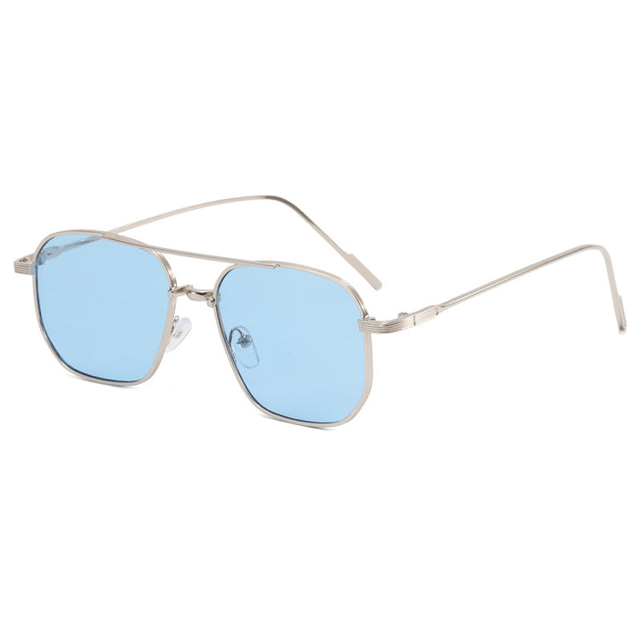 Women's fashionable geometric glasses with elegant metal frame Stornfield