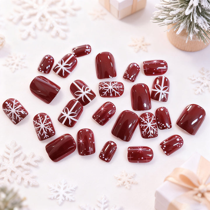 Festive Winter Nail Art Stornfield