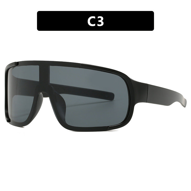 Women's sporty UV protection sunglasses with wide, aerodynamic shape Stornfield