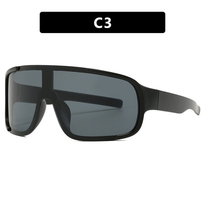 Women's sporty UV protection sunglasses with wide, aerodynamic shape Stornfield