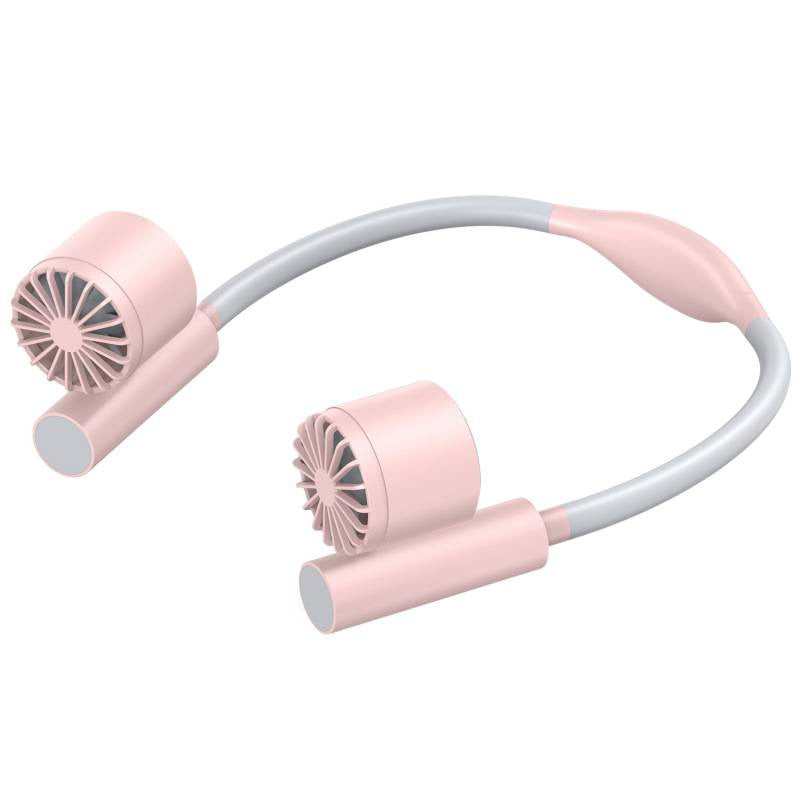 Cooling hands-free bladeless neck fan with adjustable gooseneck and rechargeable battery Stornfield