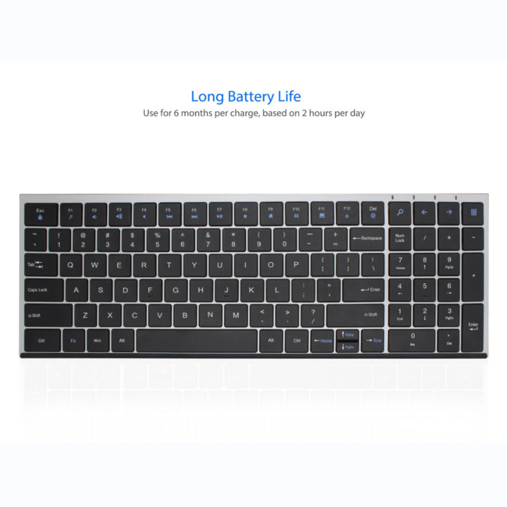 Ultra-lightweight wireless keyboard with long battery life Stornfield